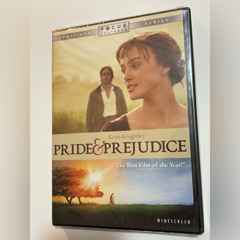 Pride and Prejudice Fullscreen DVD Kiera Knightley Tom Hollander